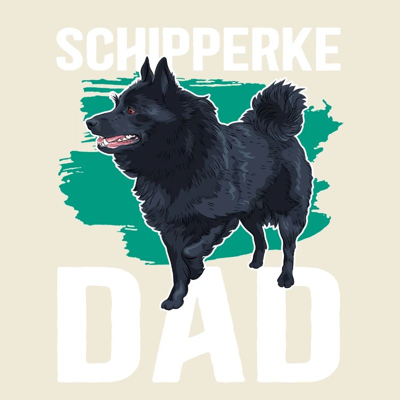 Schipperke Dad Hundebesitzer Hundehalter Geschenk