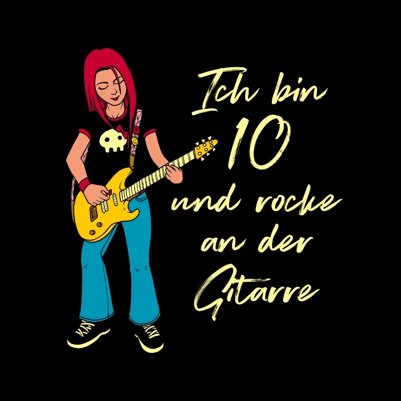 Ich bin 10 - Mädchen Gitarrist