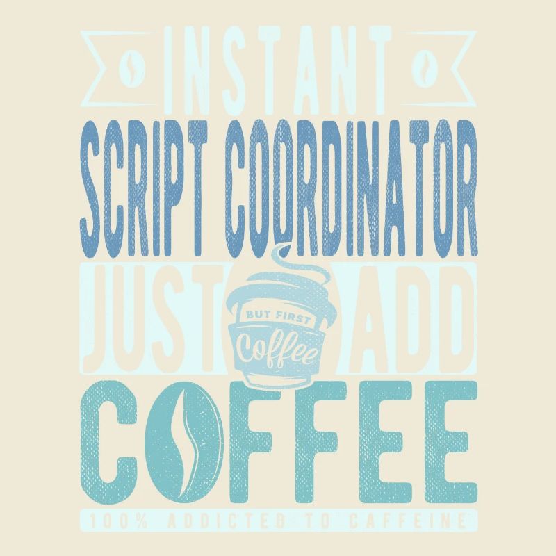 Café du coordinateur de script disant
