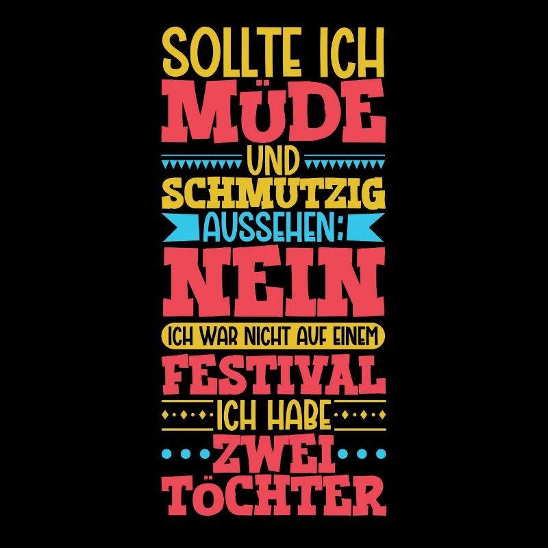 Müde und schmutzig - zwei Töchter