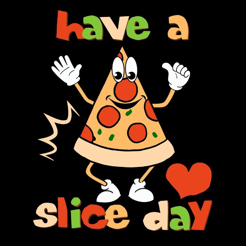 Pizza comique, jeu de mots, jeu de mots, dicton pour les fans de pizza