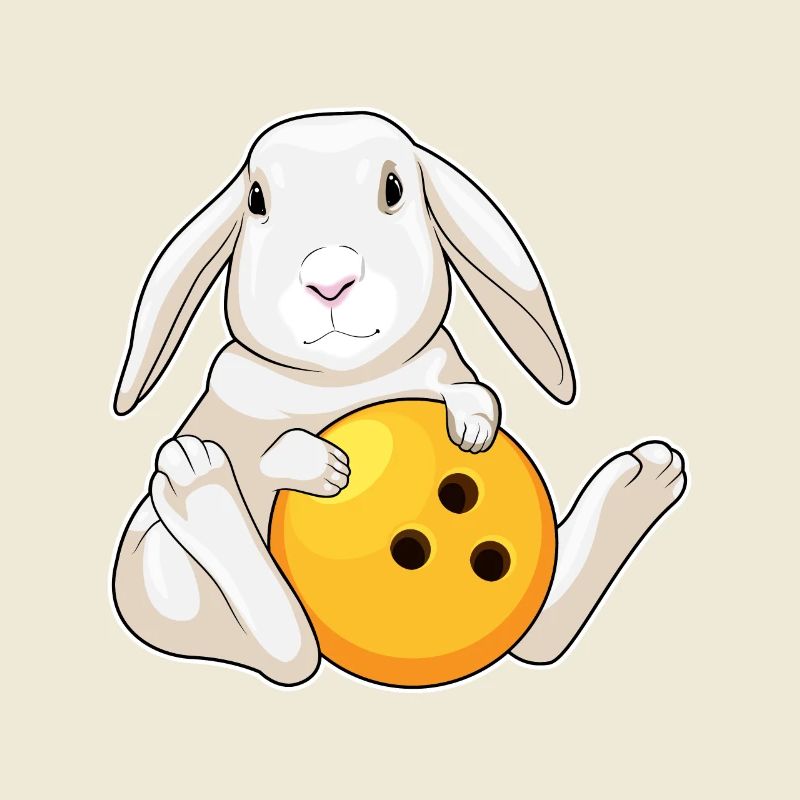 Boule de bowling de lapin