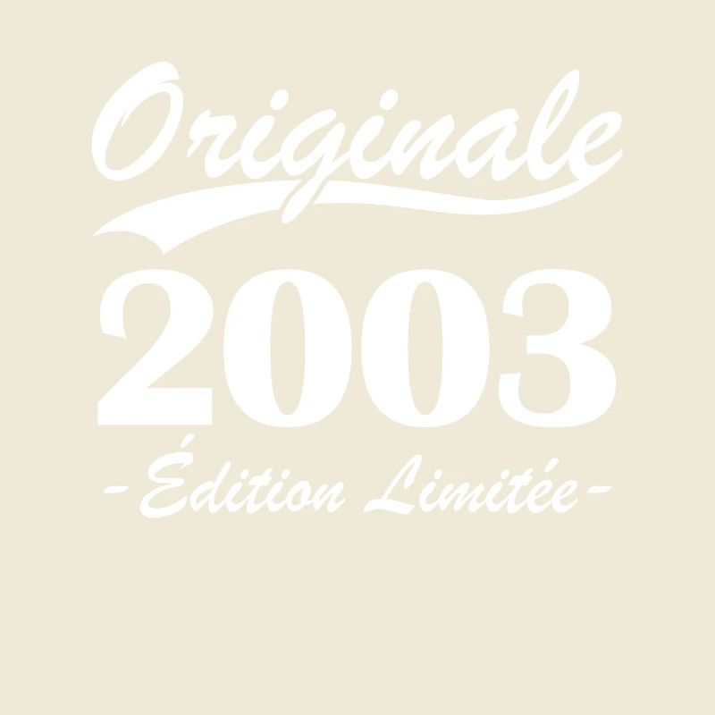 Originale 2003 édition limitée