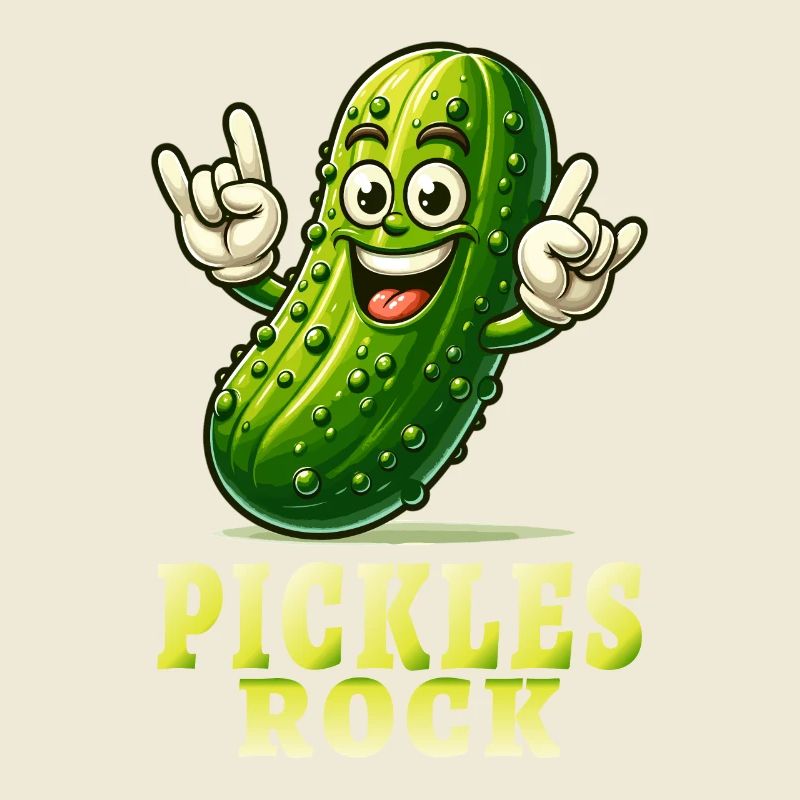 Cornichons Funny Pickles Concombre Jeu de mots