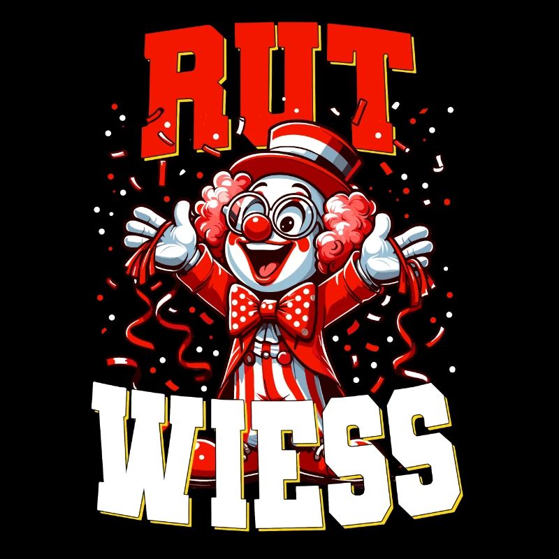 Köln Karneval Köln Alaaf Rut Wiess Clown Konfetti