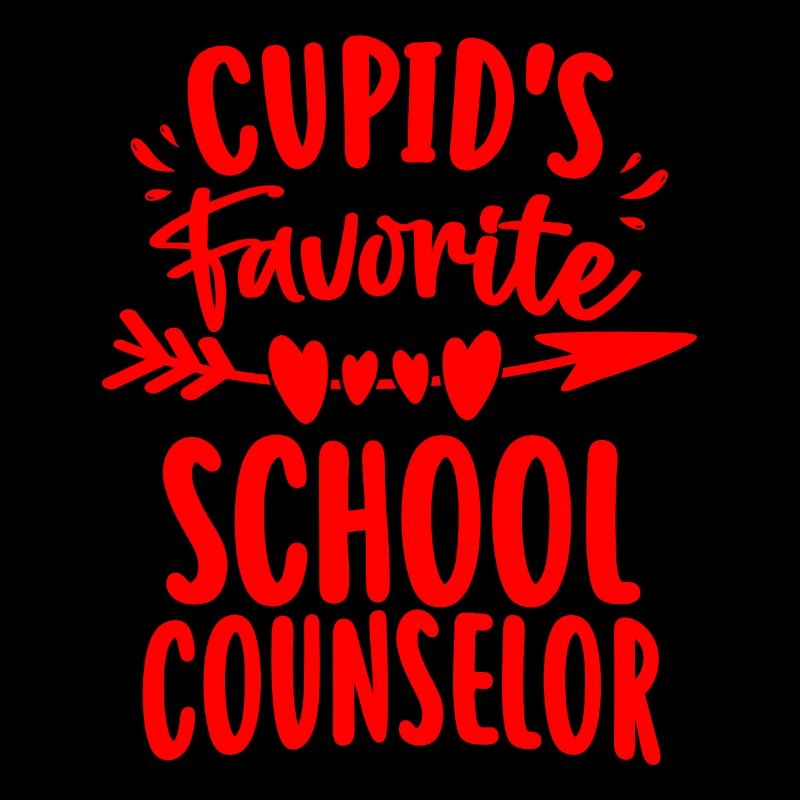Valentines Day Cupid Favorite School Counselor