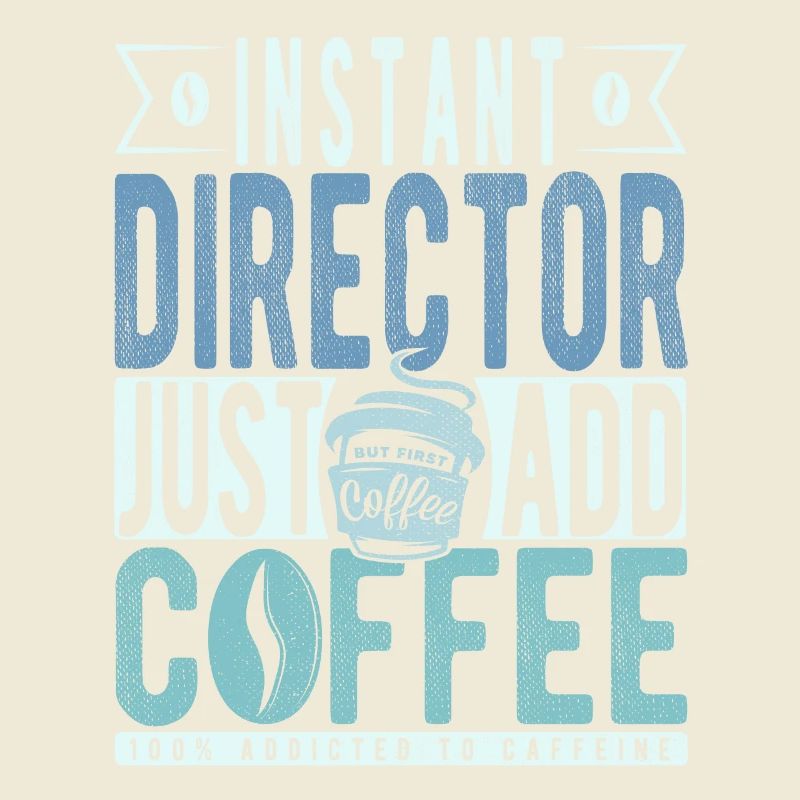 Directeur instantané Il suffit d’ajouter du café