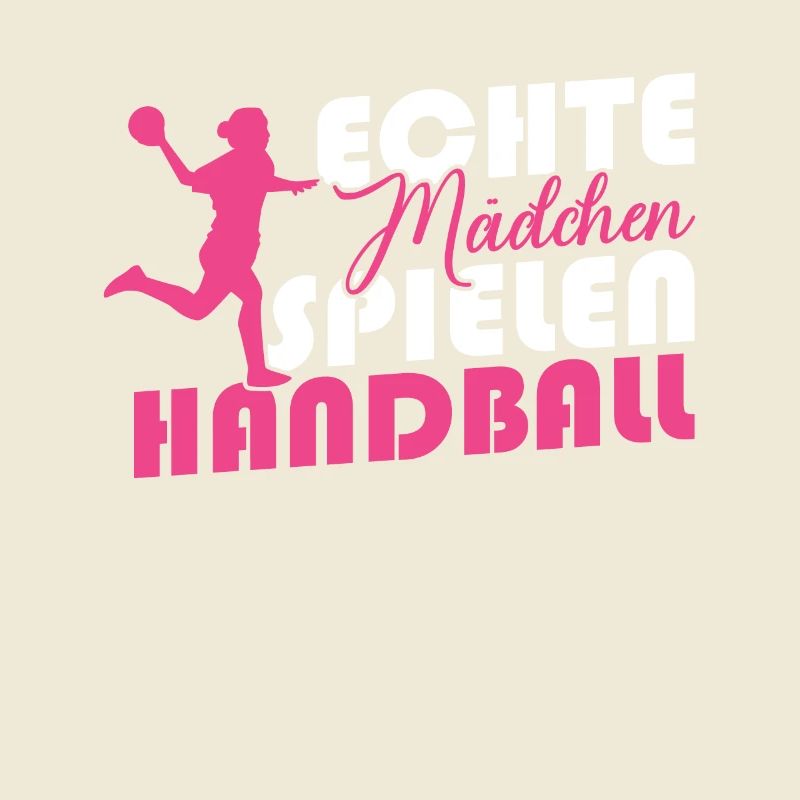 Echte Mädchen spielen Handball