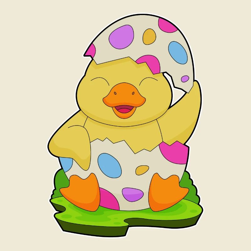 Duck Easter Easter Egg