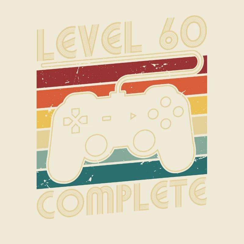Level 60 Complete 60 Years Birthday Gift