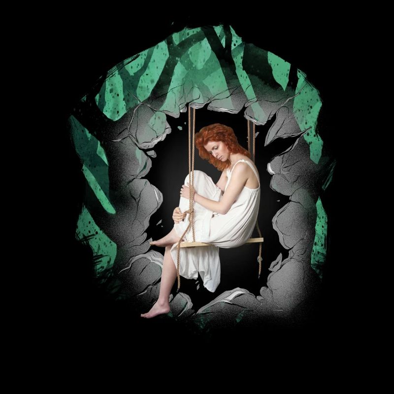 Mädchen Wald Sinnlich Romantisch