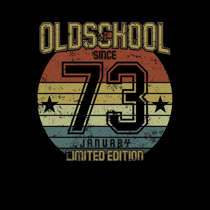 January 1973 - Geburtstag im Januar Oldschool