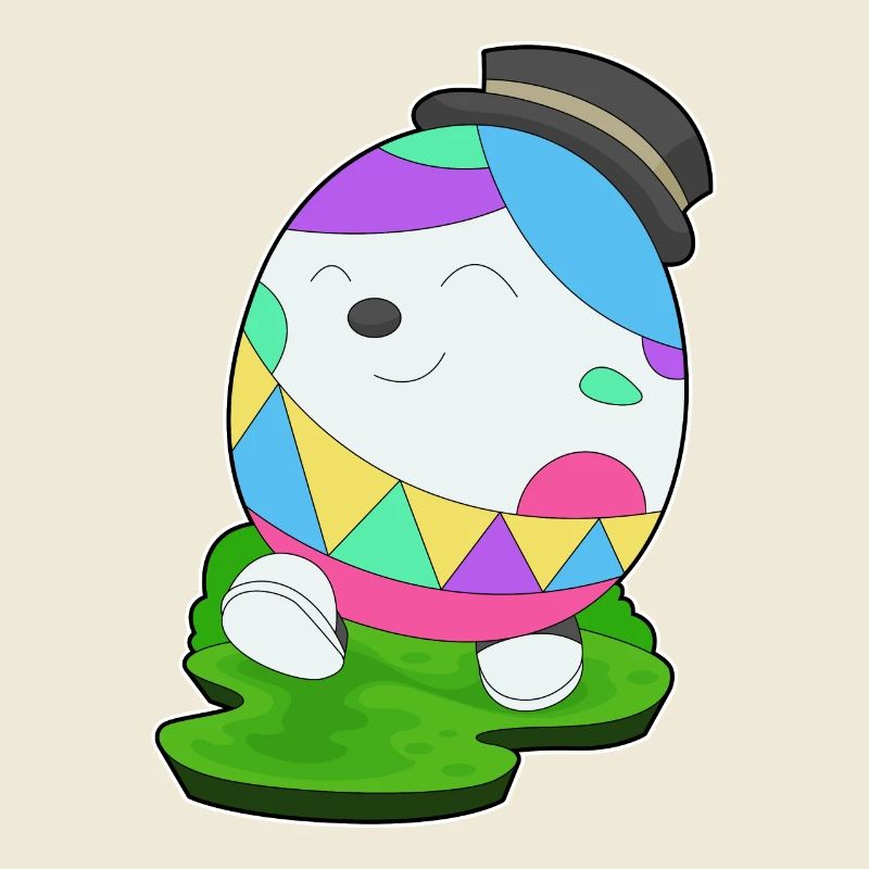 Easter Easter Egg Cylinder