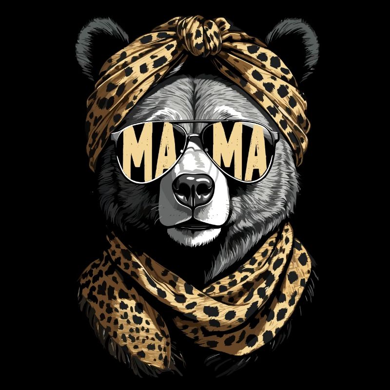 Lustiger Mama Bär Mutter Bärin Muttertag