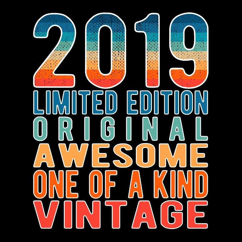 Limited Edition seit 2019 Geburtstag Vintage 2019