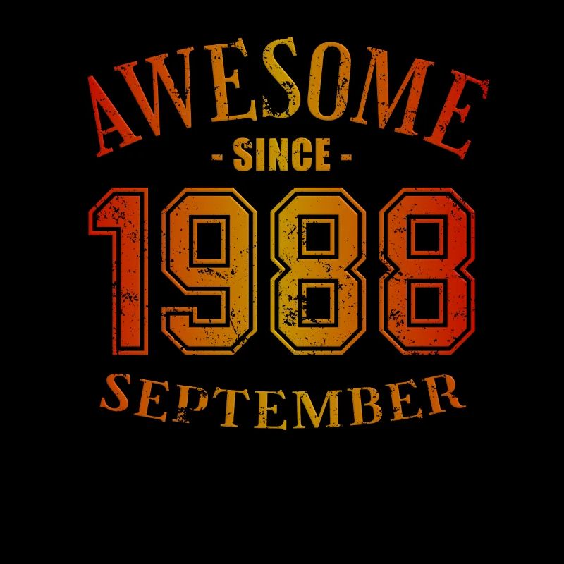 September 1988 - Geburtstag im September Awesome