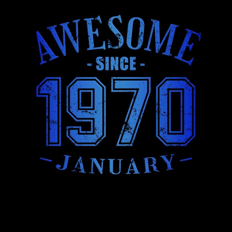 January 1970 - Geburtstag im Januar Awesome