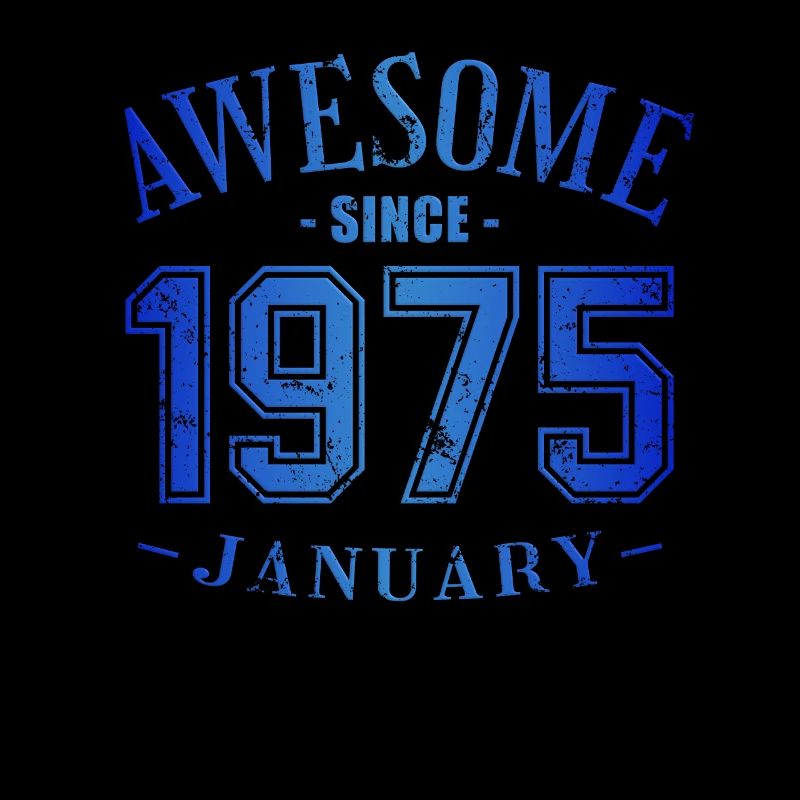January 1975 - Geburtstag im Januar Awesome