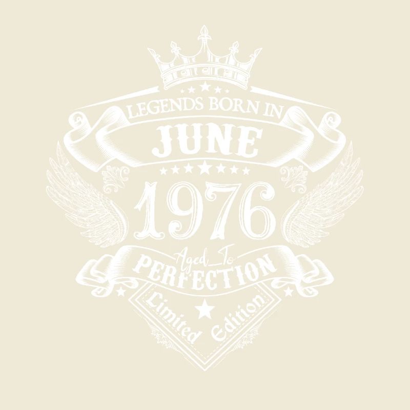 Juni 1976 Geburtstag Juni 1976 Juni Geschenk