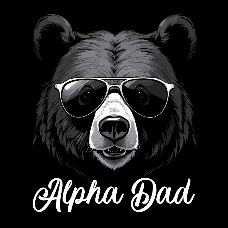 Alpha Dad Lustiger Vater Perfekter Style