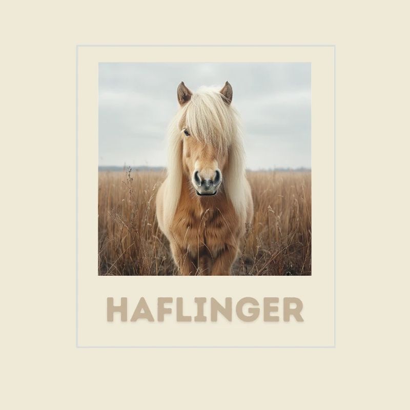Haflinger Cheval Sucré