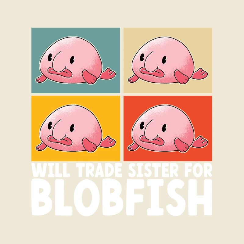 Cute Blob Fish Ugly Fish