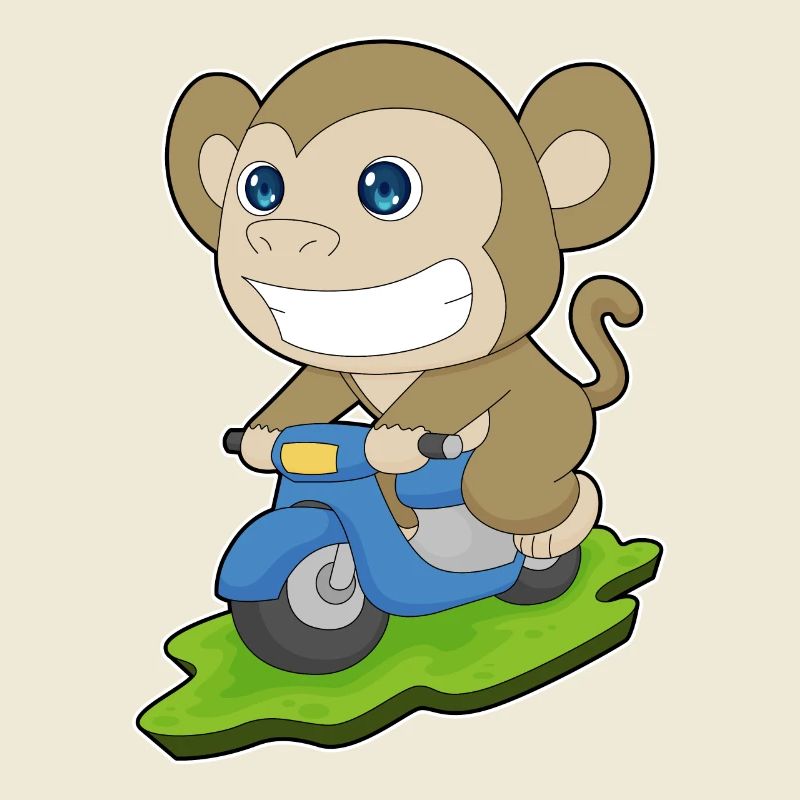 Affe Motorroller