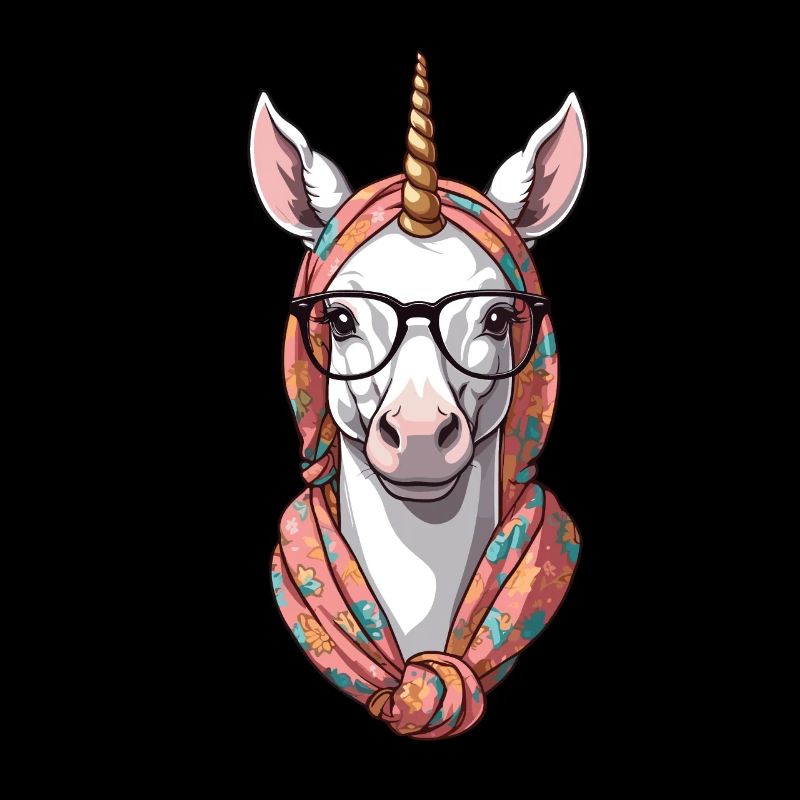 Ein Einhorn Mama Einhörner Liebende Mutter