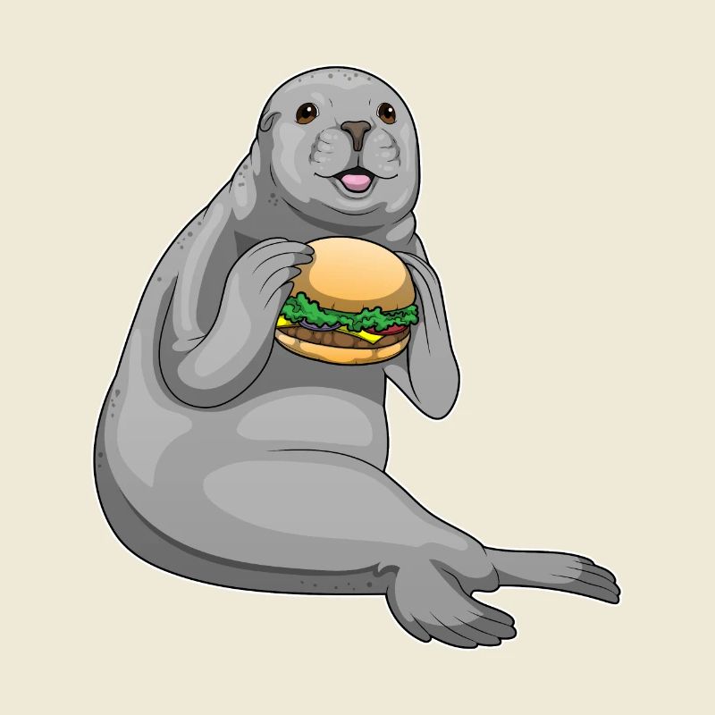 Seehund Burger
