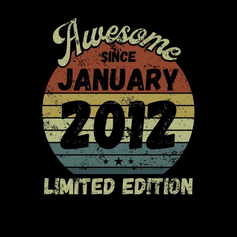 Awesome since January 2012 - Geburtstag