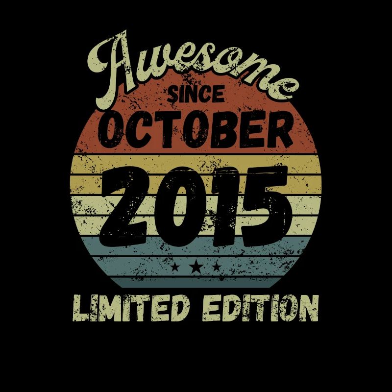 Awesome since October 2015 - Geburtstag