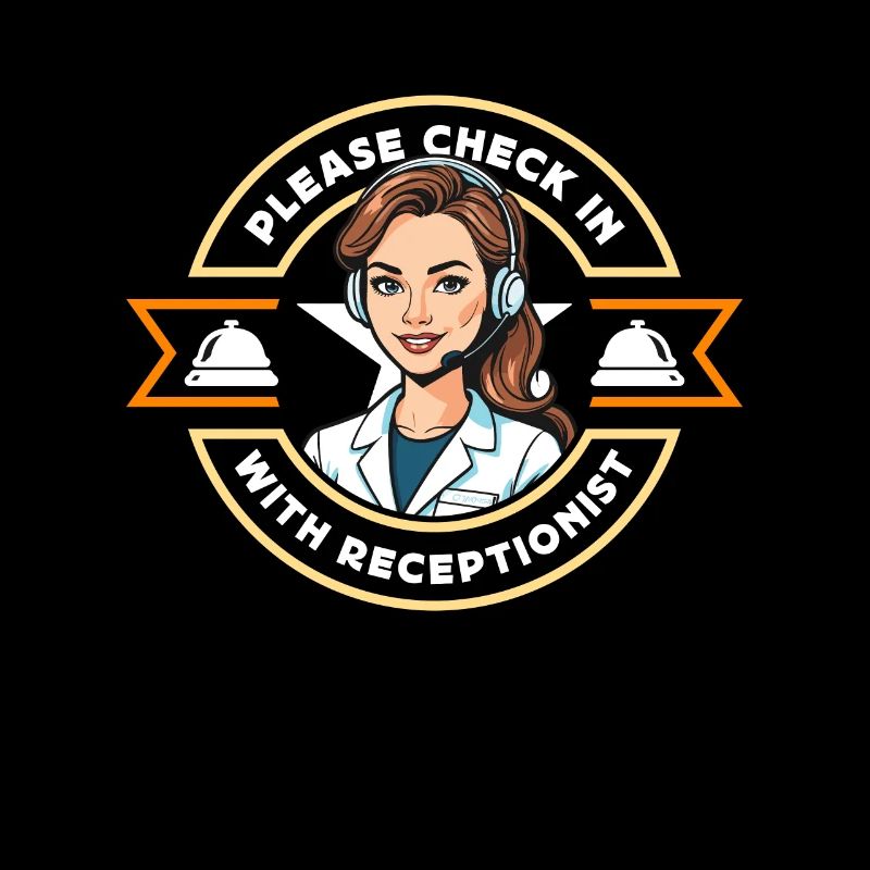 Receptionist Please Check In Hotel Receptionist