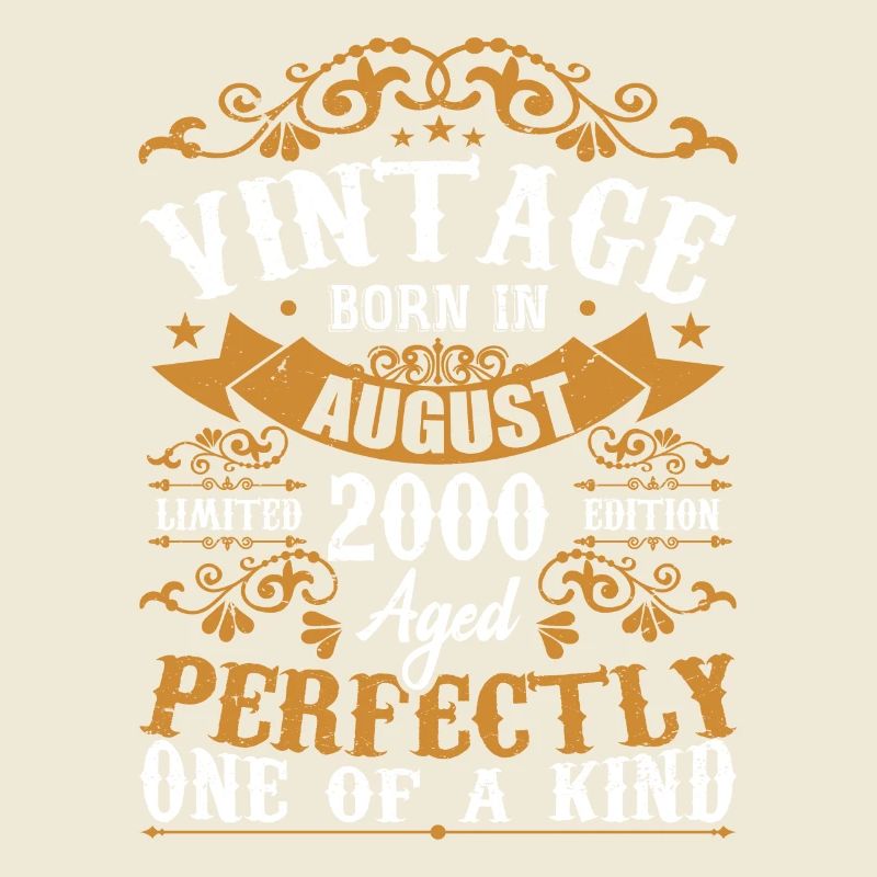 Birthday August 2000 - Awesome since August 2000