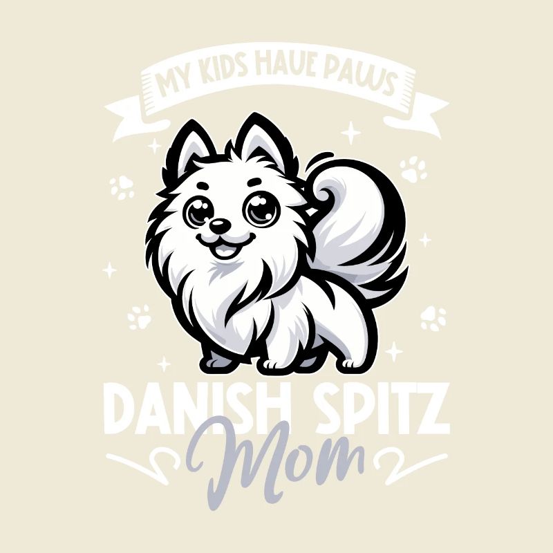 Dänischer Spitz Mama