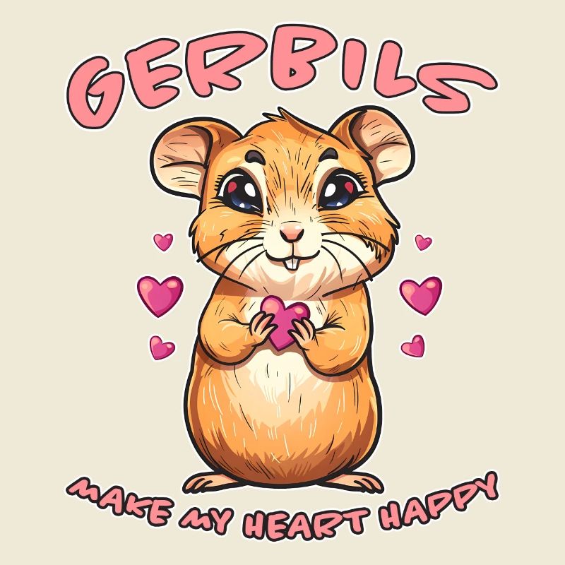Gerbil Saying Racing Rat Funny Gerbil Gift
