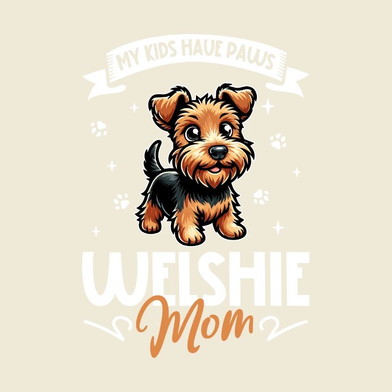 Maman Welsh Terrier