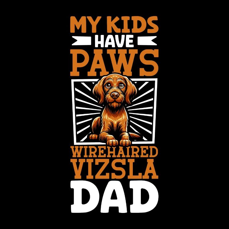 Wirehaired Hungarian Pointer Dad