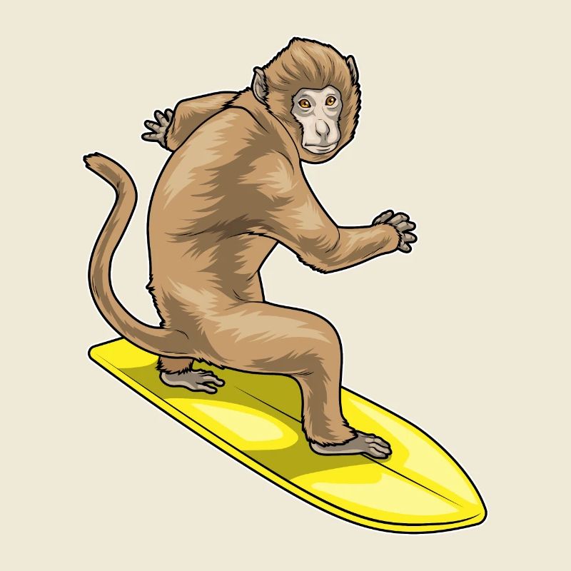 Planche de surf Monkey Surfer