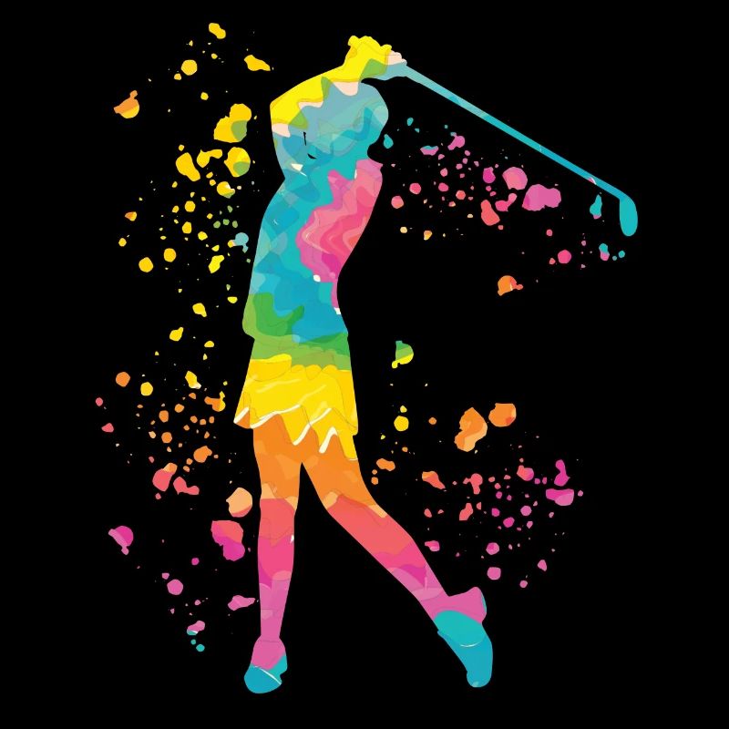 Golfer Colorsplash Kids Miniature Golf