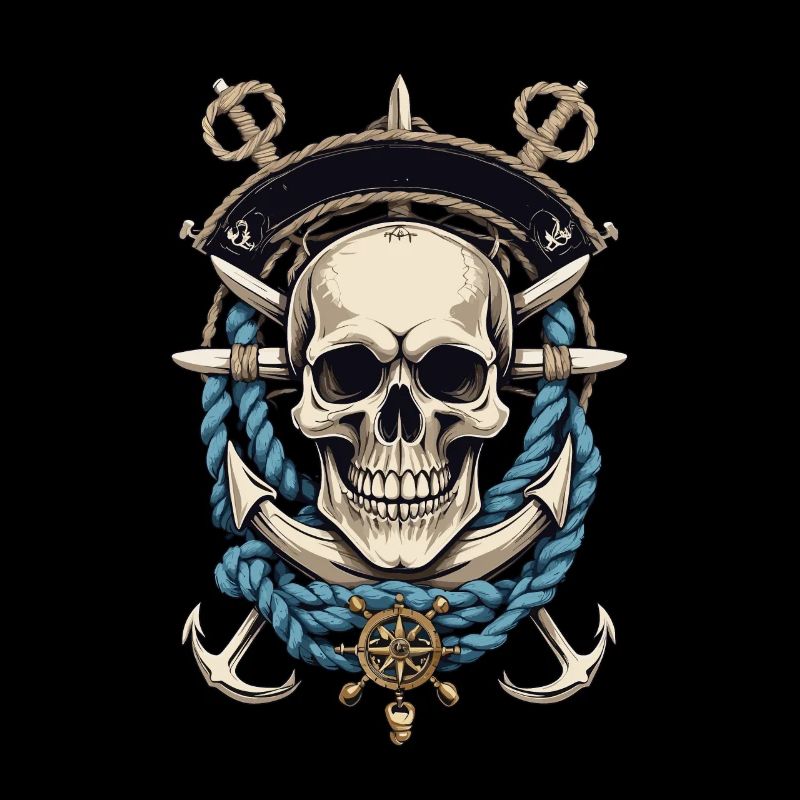 Costume de Pirate Drapeau Drapeau Jolly Roger
