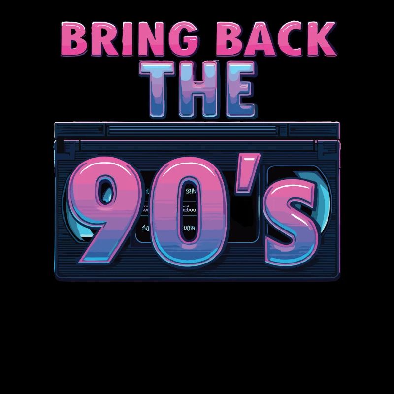 Bring Back the 90's Retro Boombox 90s