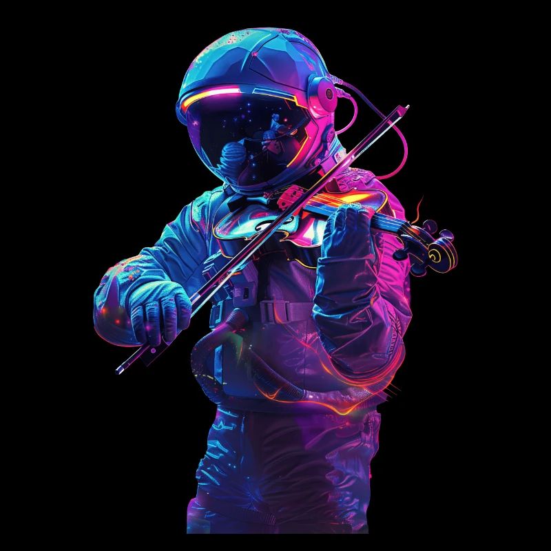 Violon astronaute