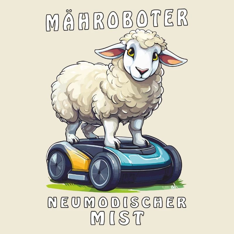 SHEEP ROBOTIC LAWNMOWER NEWFANGLED CRAP