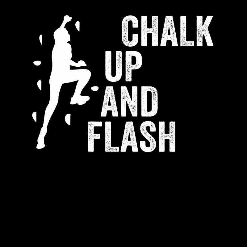 Boulderer Chalk Up Und Flash Bouldering