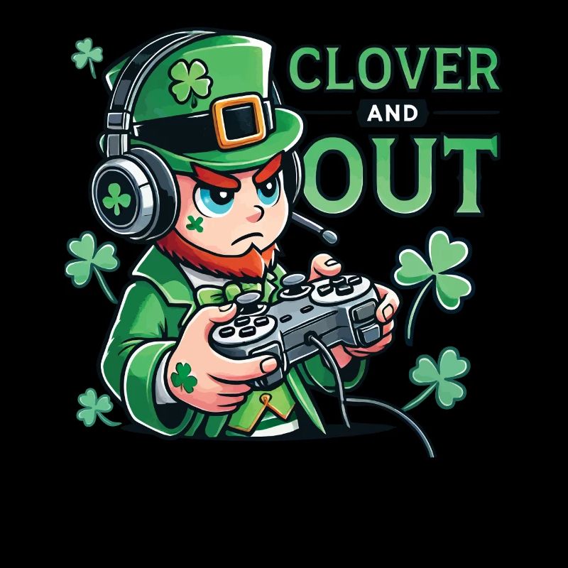 Saint-Patrick Gaming Design Clover and Out