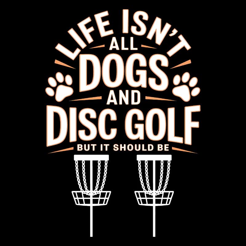 Disc Golf Dire Chiens Drôle Disc Golf Cadeau