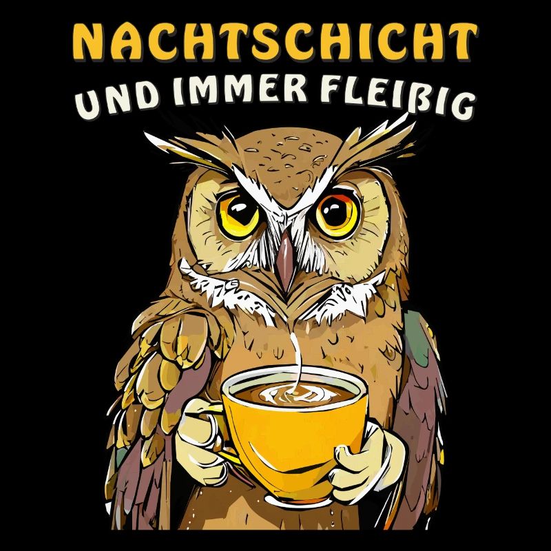 EULE NACHTSCHICHT UND IMMER FLEIßIG