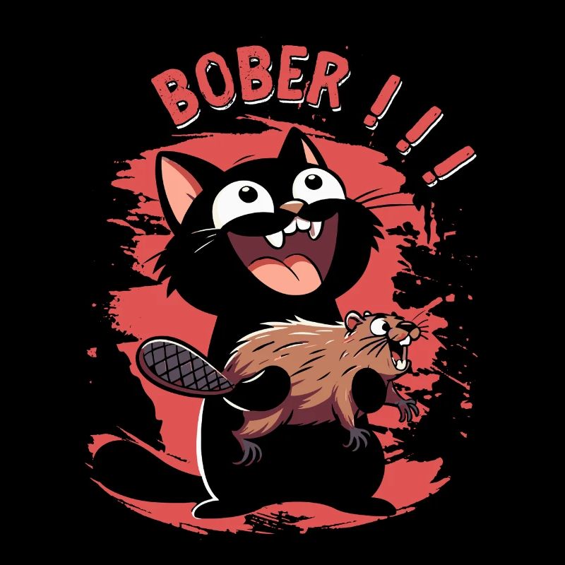L’hyper chat crie « Bober !! » - Animal freak out