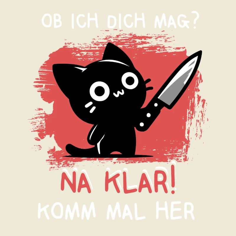 Na klar! – Süße Katze mit leichtem Blutdurst