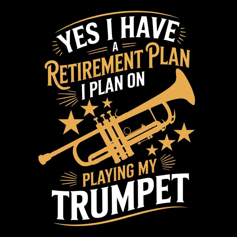 Plan de retraite Trompette Retraite Humour